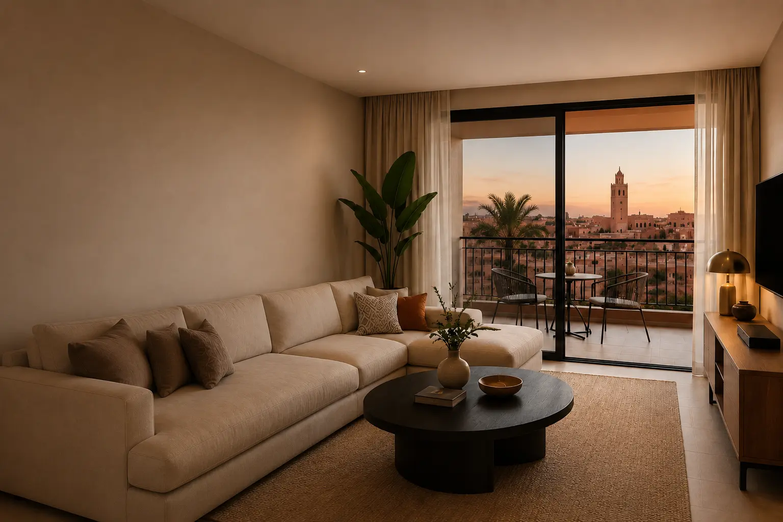 Appartement géré par Logelux au Maroc